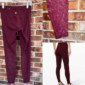 Lululemon * Speed Wunder Mid-Rise Tight 28" Speckle Shine SPECIAL EDITION